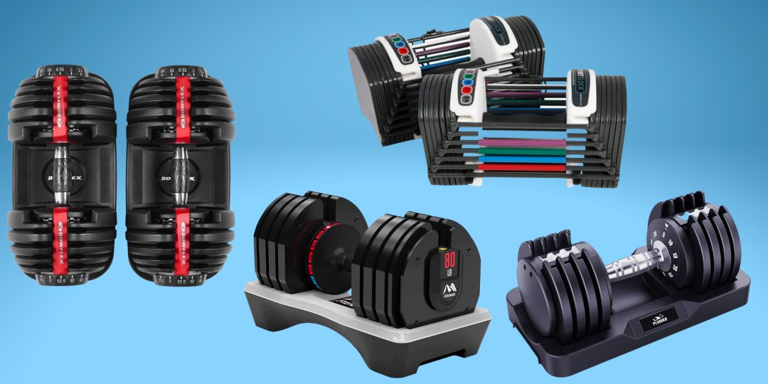 Train at Home With These Top Adjustable Dumbbell Sets